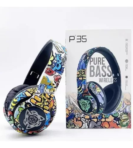 Diadema Audífonos Inalámbricos Gamer Rgb P35