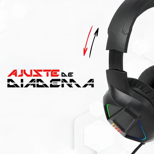 DIADEMA GAMER 3.5MM RGB