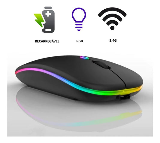 Mouse inalambrico Bluetooth Recargable