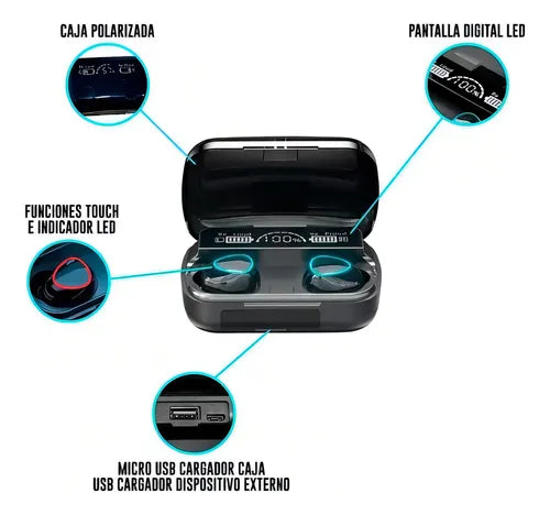 AUDIFONOS INALAMBRICOS M10