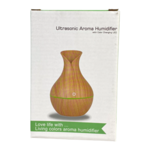 HUMIDIFICADOR - DIFUSOR DE AROMA JARRA TIPO MADERA