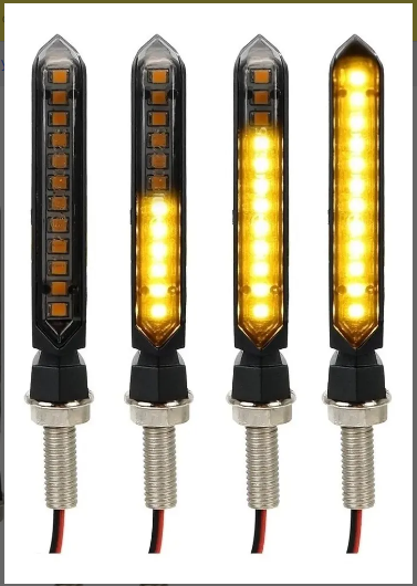 Direccionales LED para moto Secuenciales