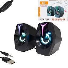 PARLANTES USB RGB PC K8