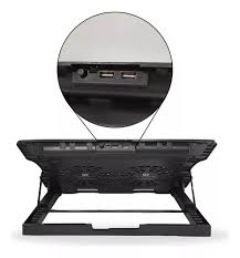 SOPORTE PARA PORTATIL 2 VENTILADORES